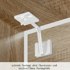Schubladen- & Schranksicherung 8er Pack mit Montagehilfe - Weiß