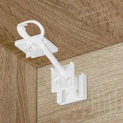 Schubladen- & Schranksicherung 8er Pack mit Montagehilfe - Weiß