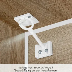 Schubladen- & Schranksicherung 3er Pack mit Montagehilfe - Weiß