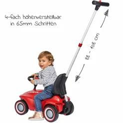 Schubstange Multi mit Rückenlehne - für Bobby Car - Schwarz