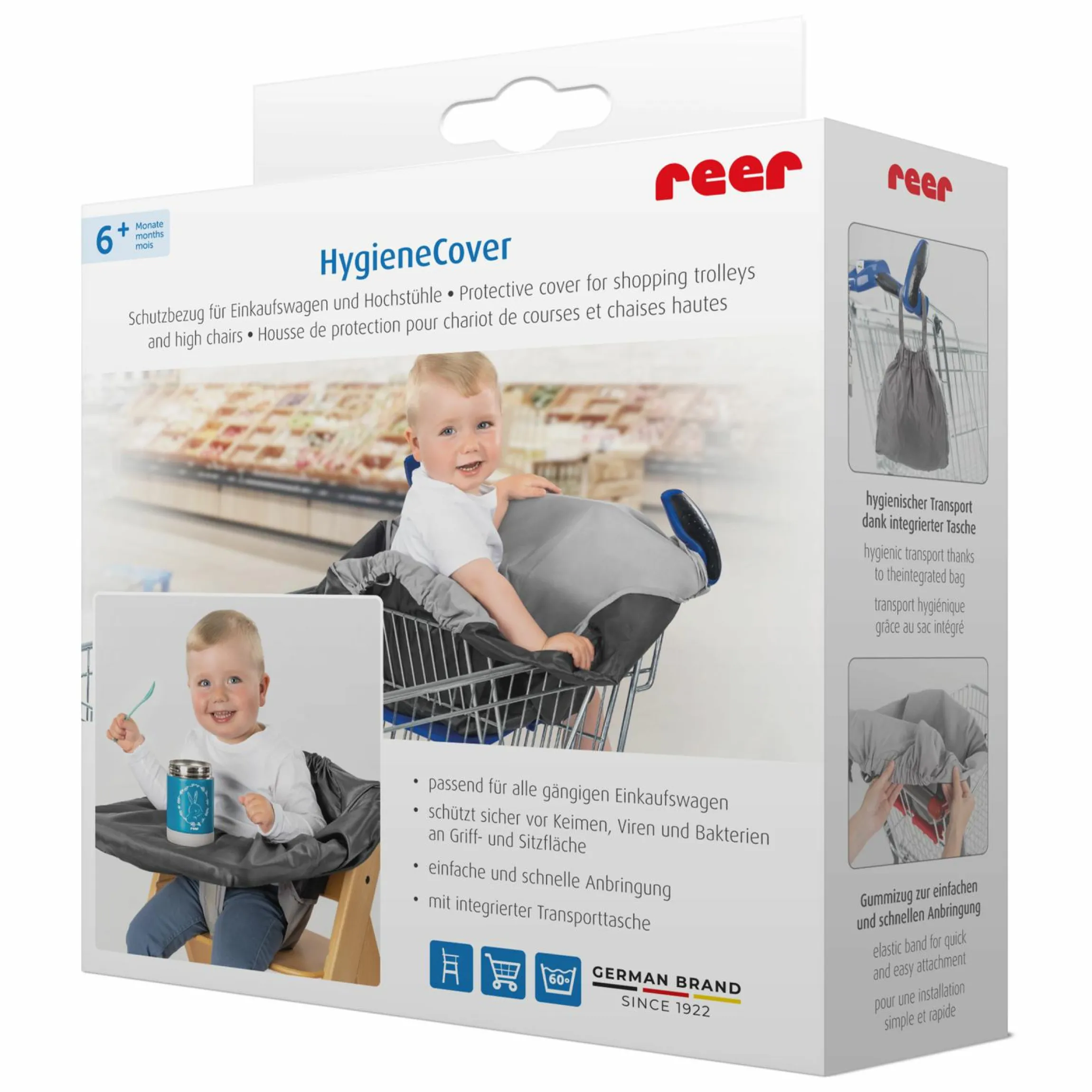 Schutzbezug HygieneCover für Einkaufswagen und Hochstuhl
