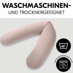 Schwangerschafts- und Stillkissen - Nurse N Care (190 cm Länge) - Smoky Pink