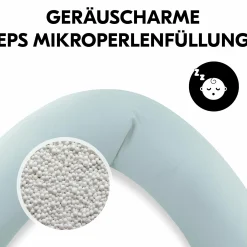 Schwangerschafts- und Stillkissen - Nurse N Care (190 cm Länge) - Eukalyptus