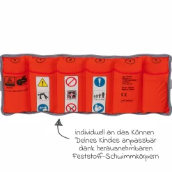 Schwimmgürtel myswimbuddy von 2 Jahre - 6 Jahre (15 kg - 30 kg) - Rot - Kollektion 2024