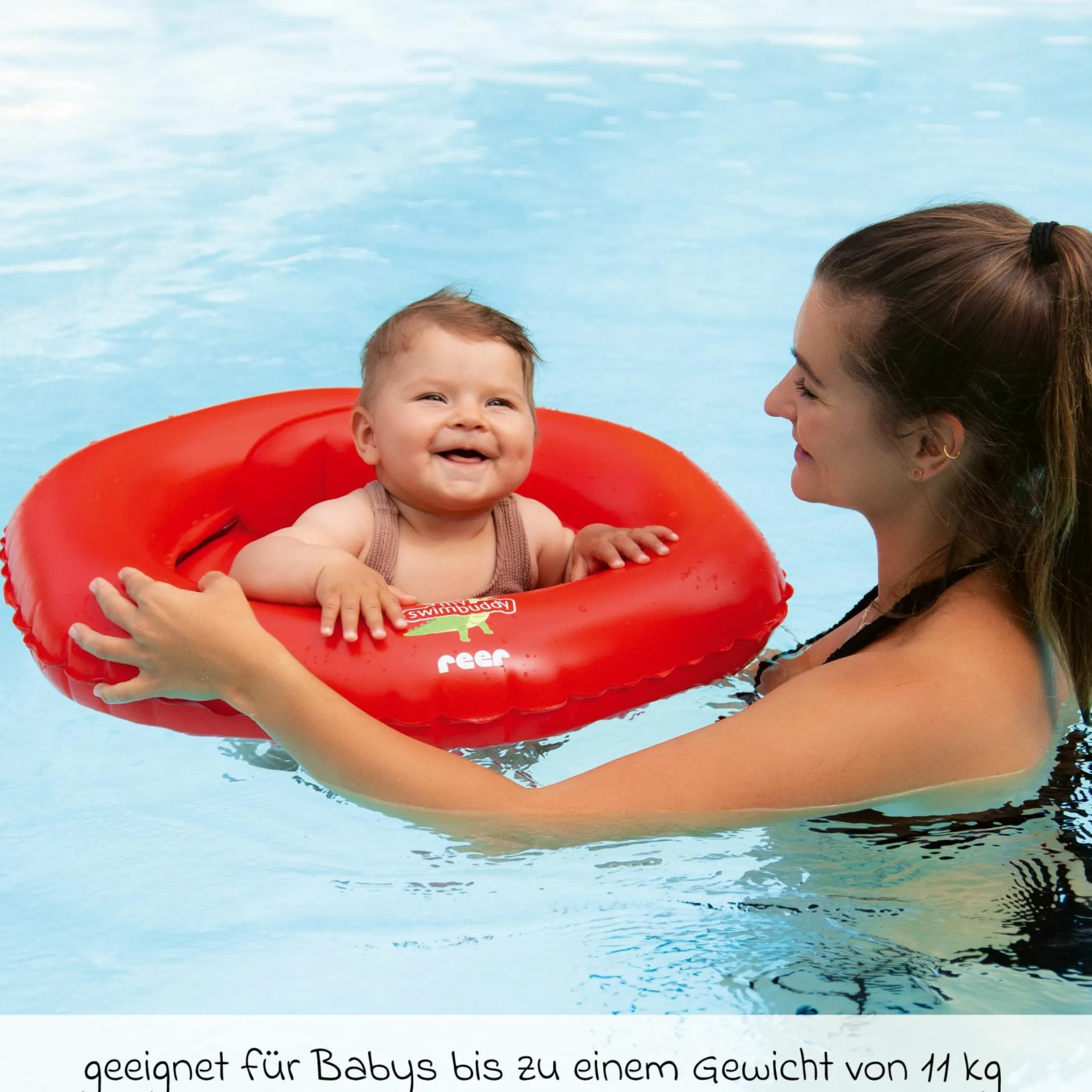 Schwimmsitz myswimbuddy von 6 Monate - 12 Monate - Rot - Kollektion 2024