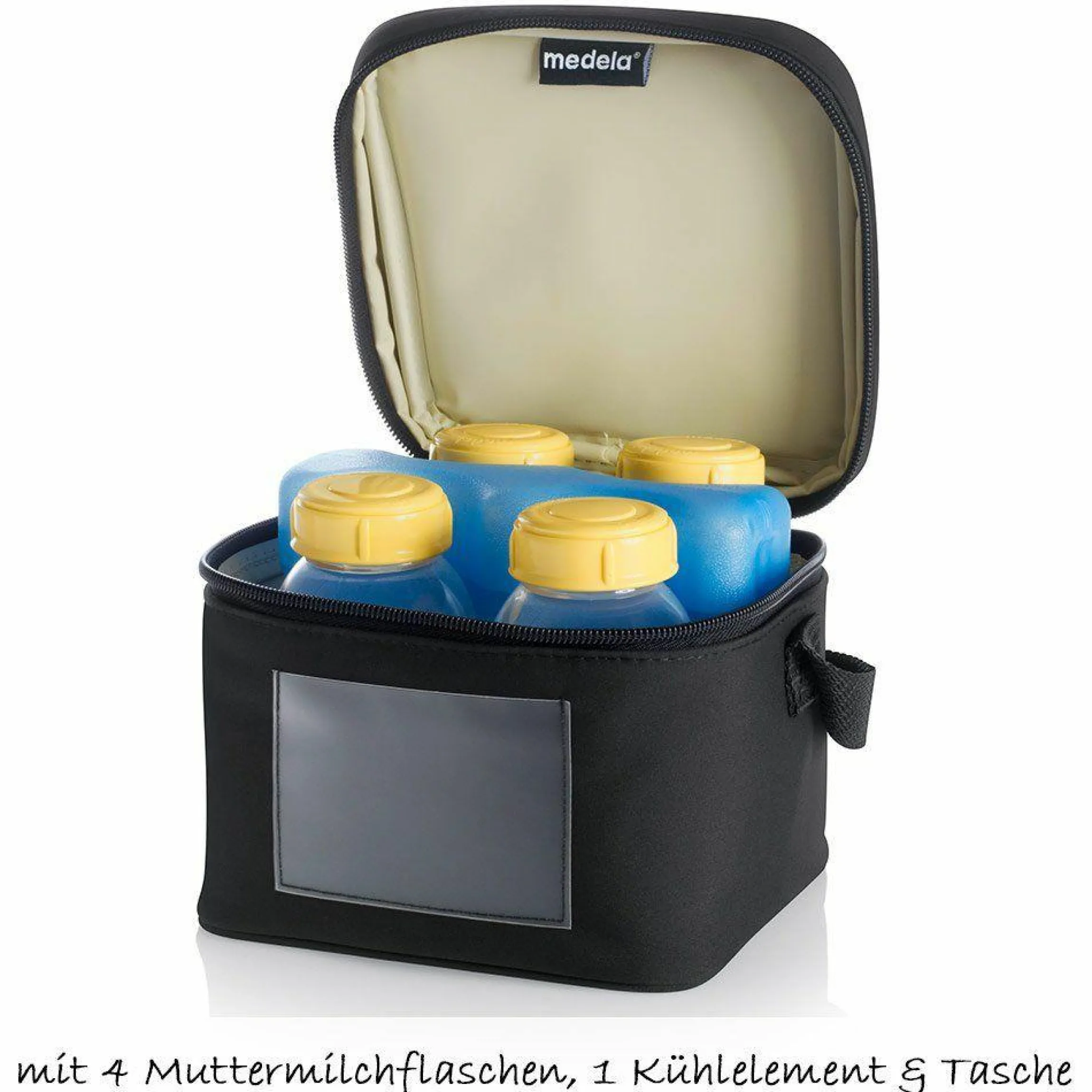 Set Kühltasche & 4 Flaschen