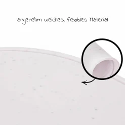 Silikon Auflage für Alpha Essbrett (rutschhemmend und abwischbar) - Highchair Tray Mat - Beige Speckle