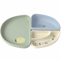 Silikon Trennschalen Set Section Dish Set - Happy Fruits - Lemon