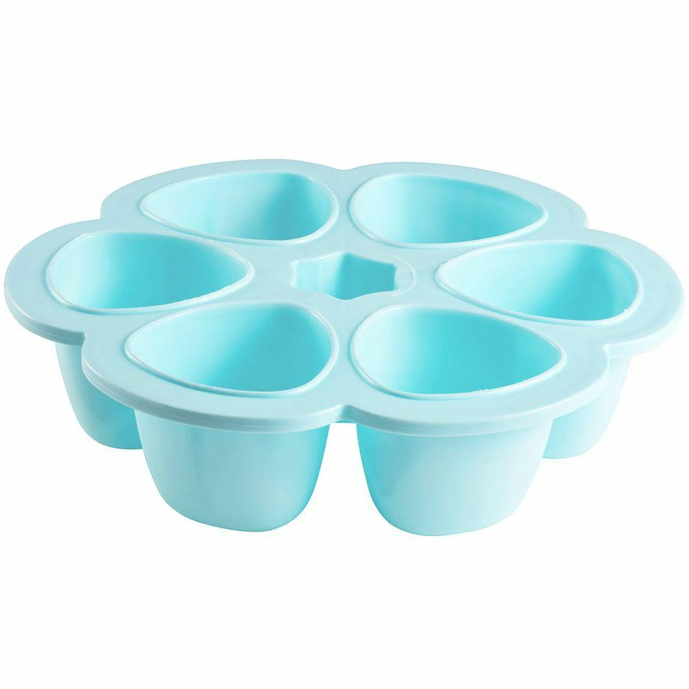 Silikon-Gefrierform Multiportions Blume 6 x 150 ml - Windy Blue