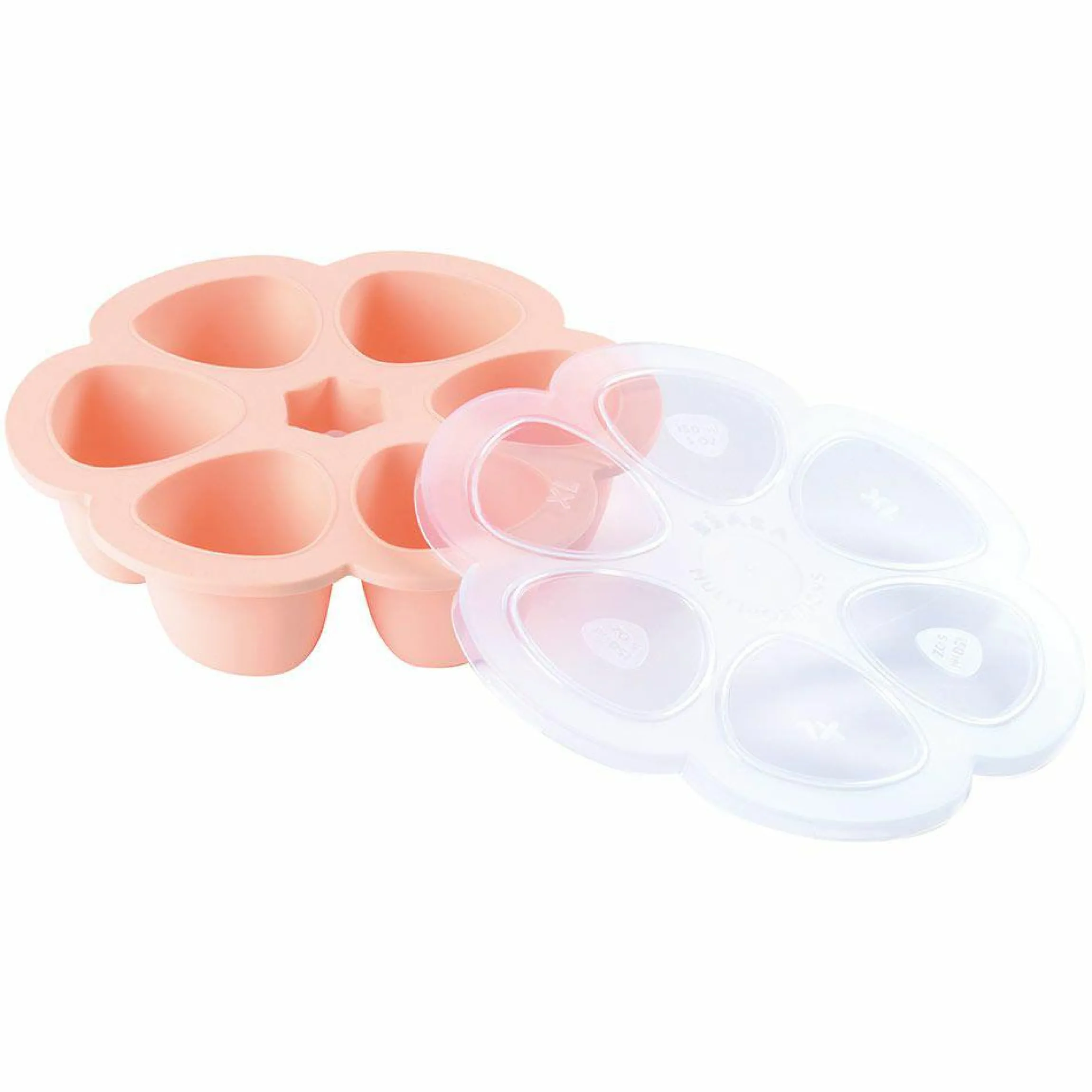 Silikon-Gefrierform Multiportions Blume 6 x 150 ml - Old Pink