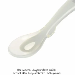 Silikon-Löffel 4er Pack Erste Mahlzeit - Eukalyptus