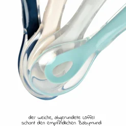 Silikon-Löffel 4er Pack Zweite Altersstufe - Drizzle