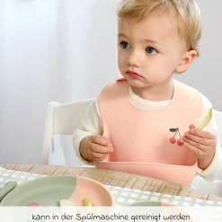 Silikon-Lätzchen - Happy Fruits - Cherry