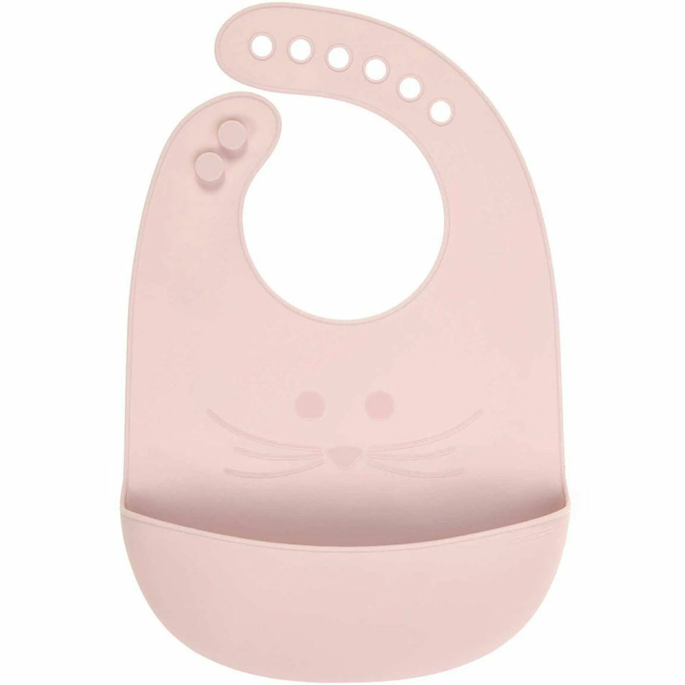 Silikon-Lätzchen - Little Chums Mouse - Rose