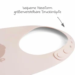 Silikon-Lätzchen - Pigee - Powder