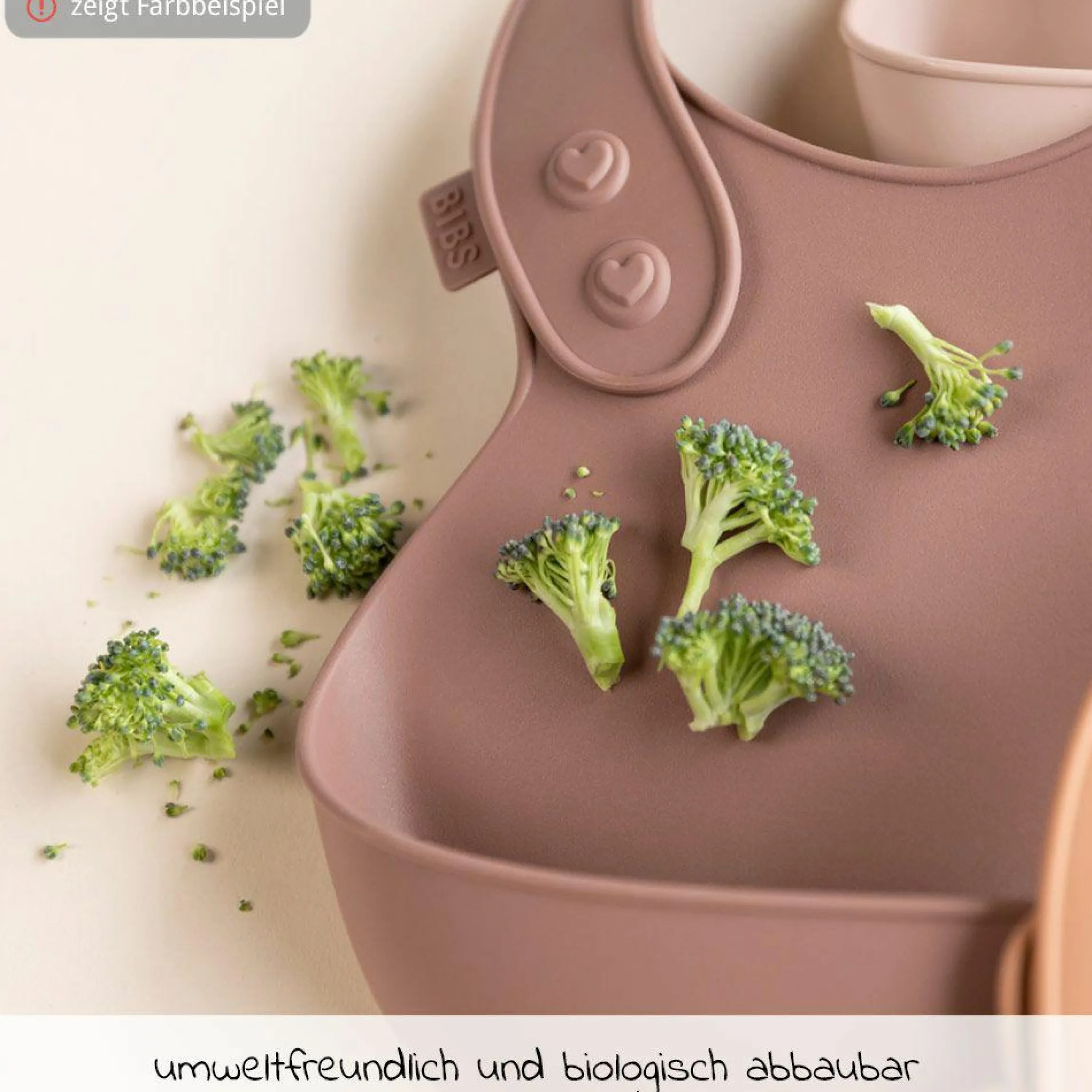 Silikon-Lätzchen Dinner Bib - Woodchuck