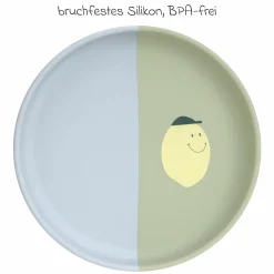 Silikon-Teller - Happy Fruits - Lemon