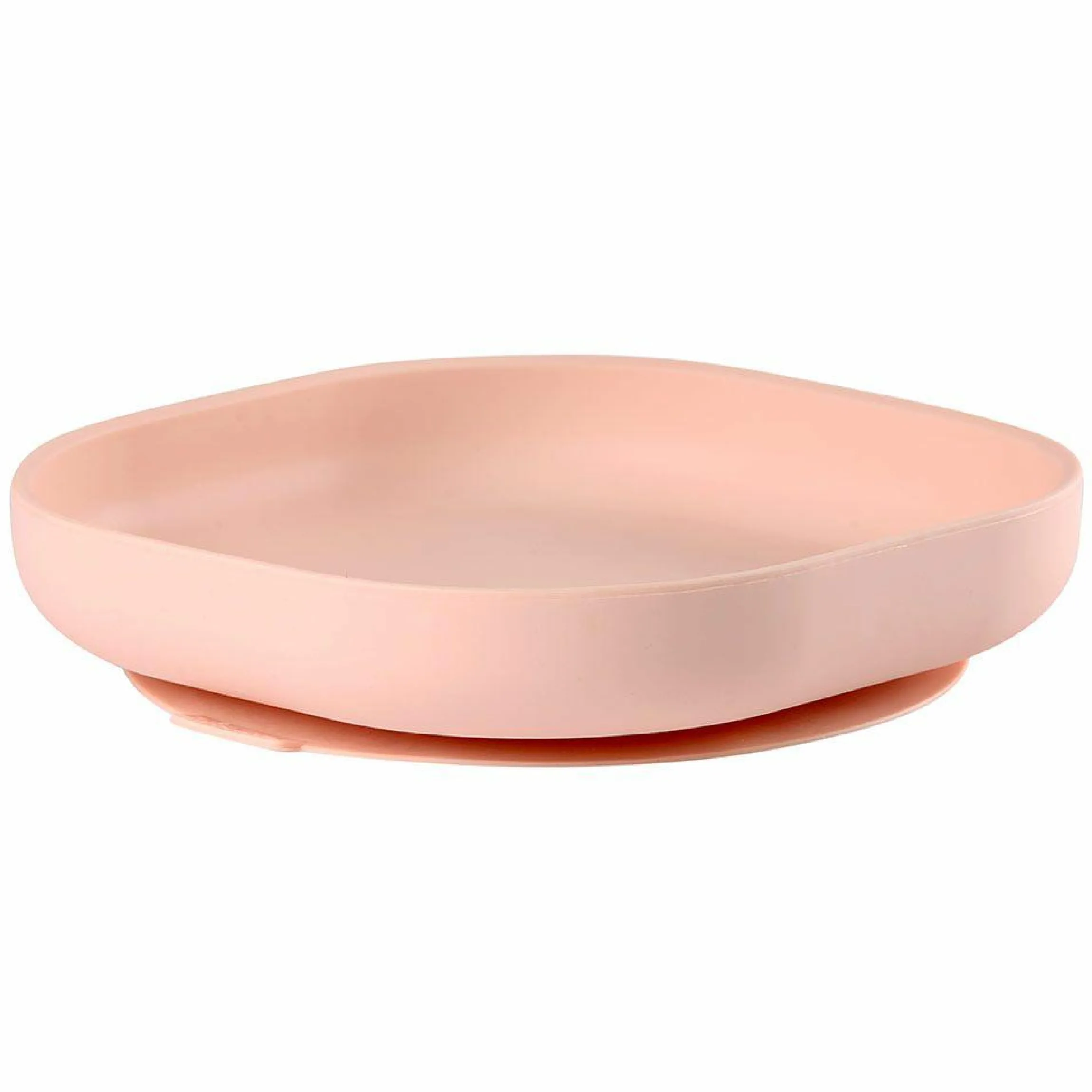 Silikon-Teller mit Saugfuß - Rose Pink