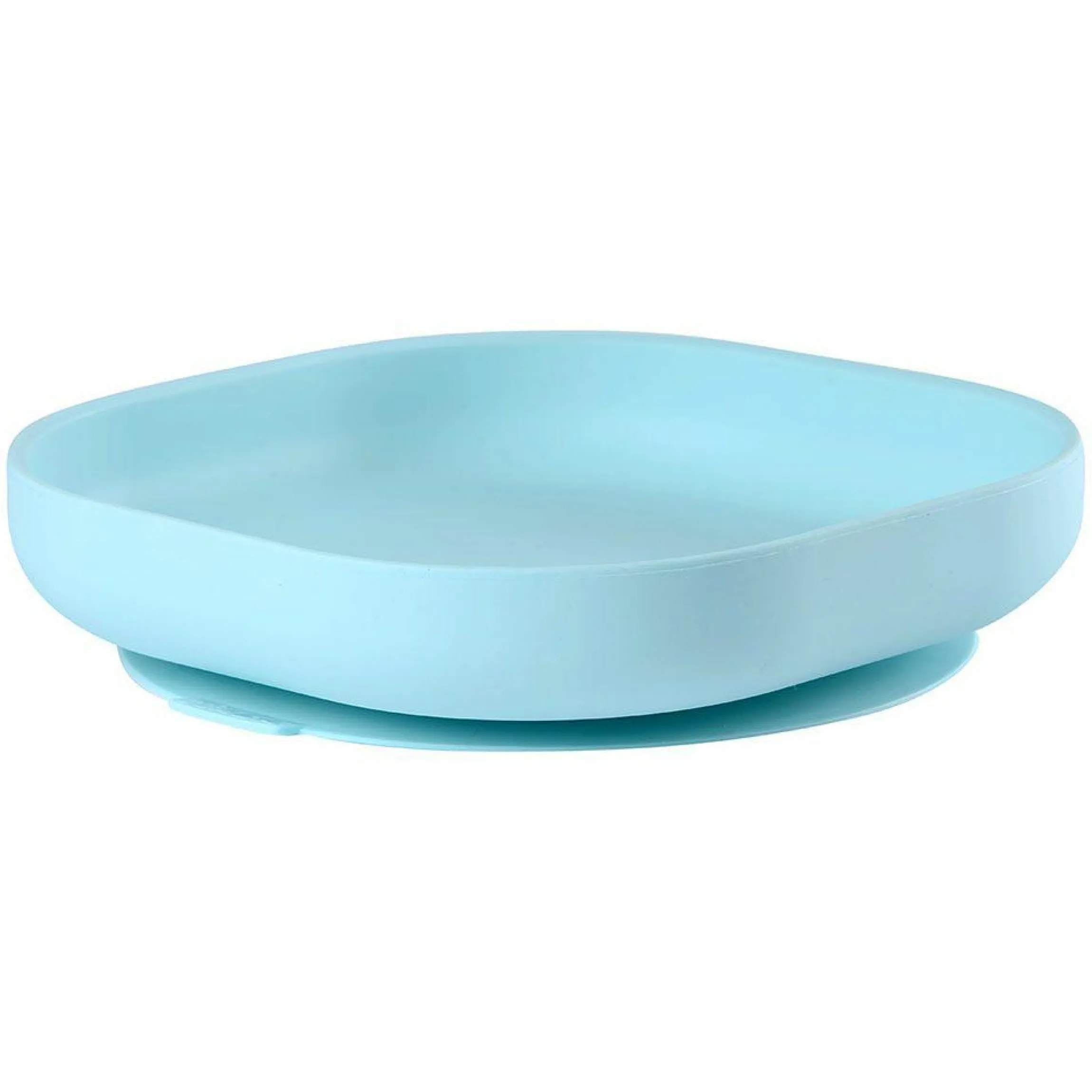 Silikon-Teller mit Saugfuß - Blau