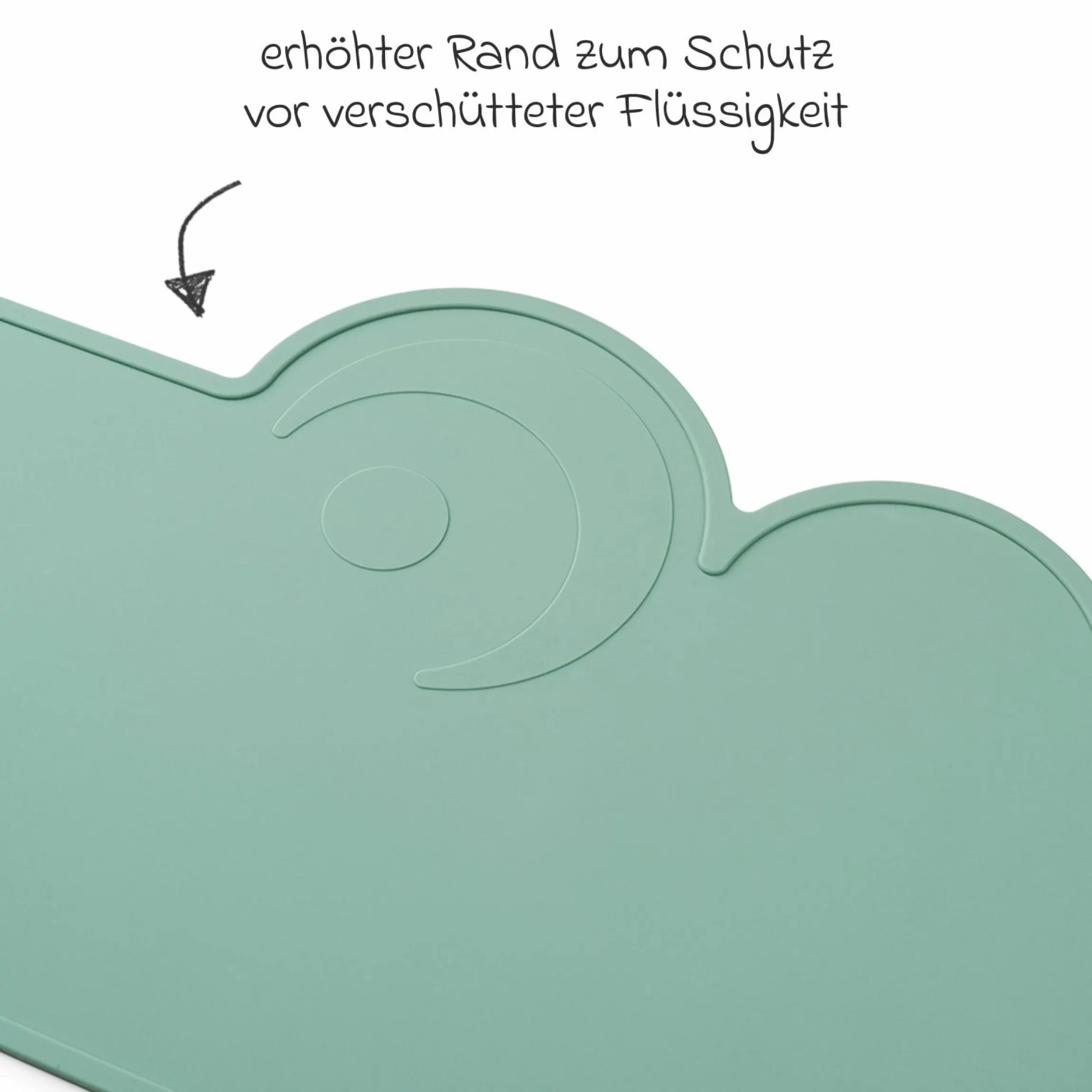Silikon-Tischunterlage - Croco - Grün