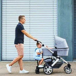 Sitz für Trittbrett Kiddie Ride On 2 - Black - Kollektion 2025