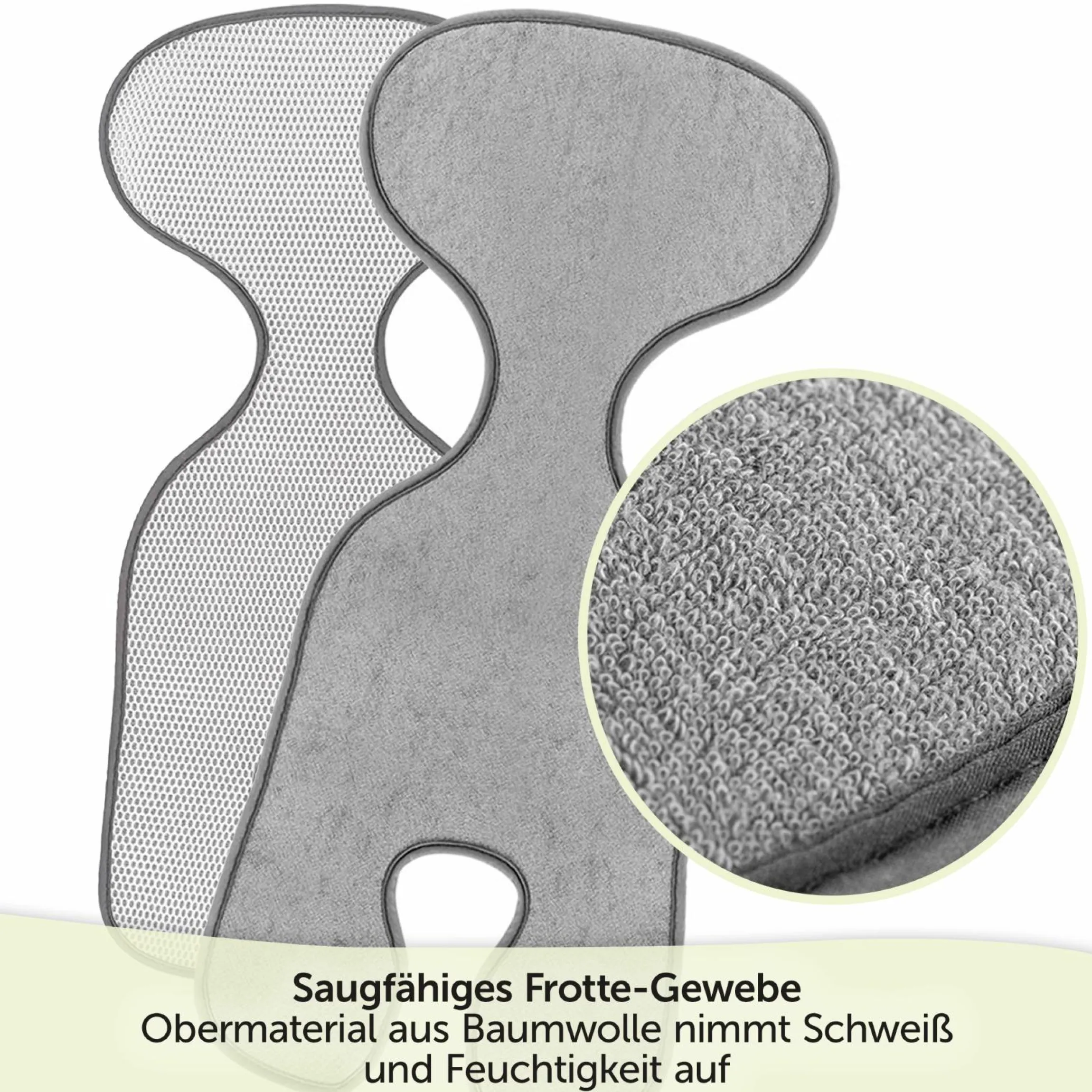 Sitzauflage für Babyschale Cool & Dry - Grau