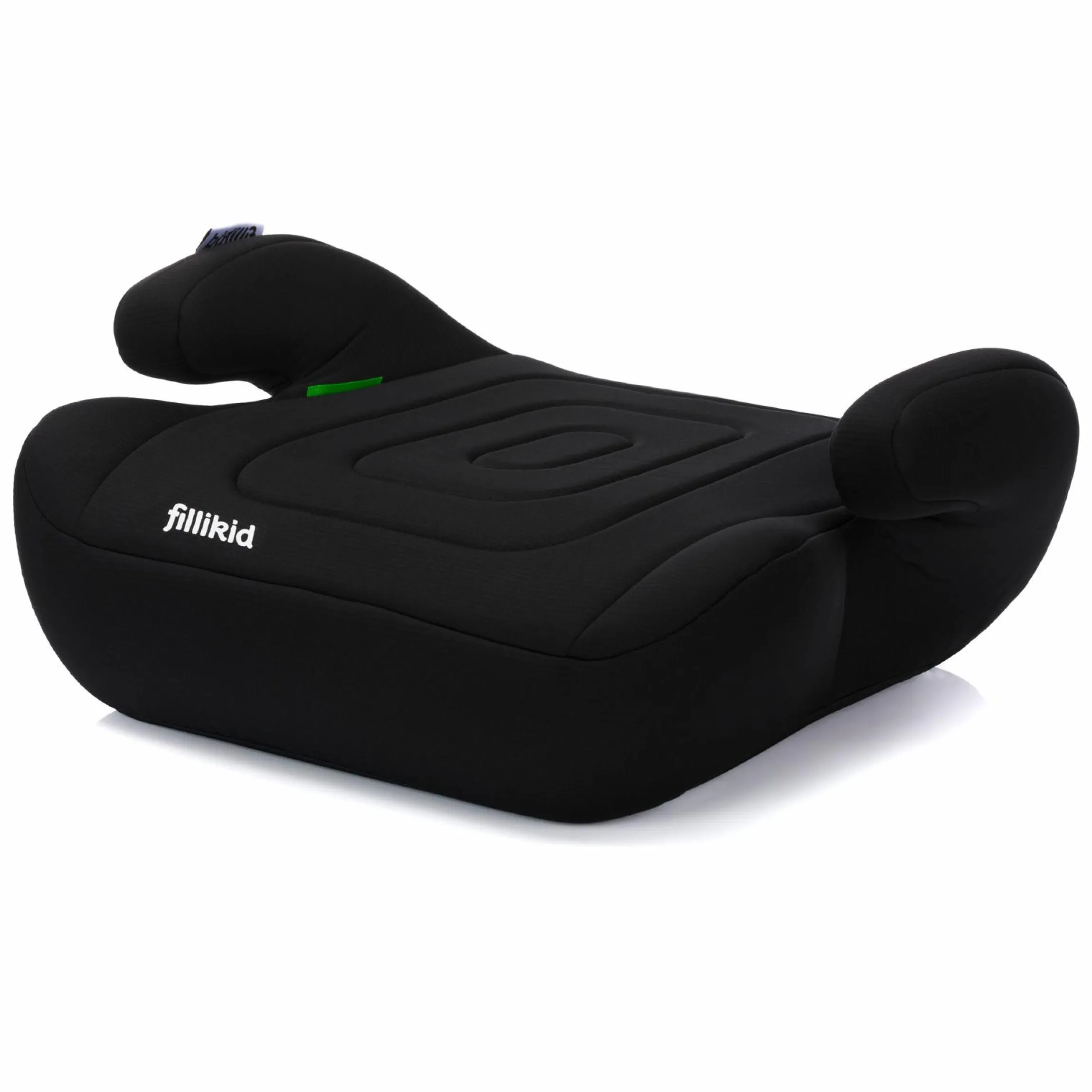 Sitzerhöhung Booster Basic R129 ab 7 Jahre - 12 Jahre (135 cm - 150 cm) ohne Isofix mit Gurtbefestigung - Schwarz