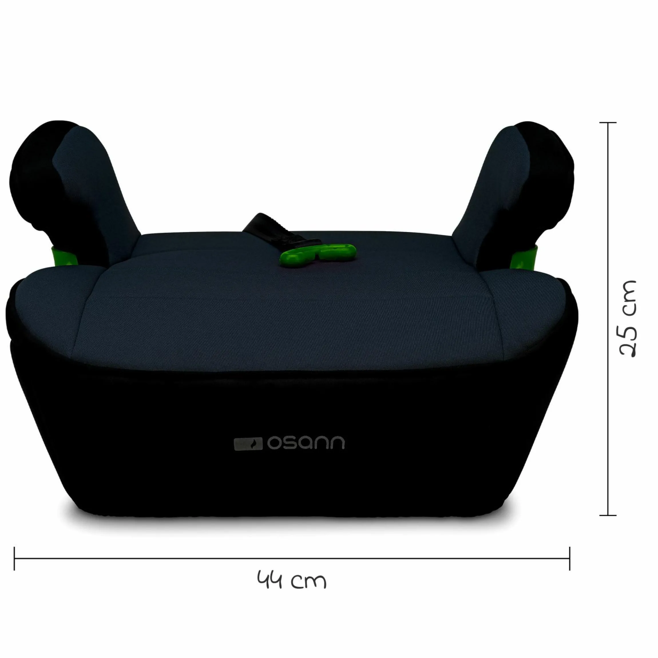 Sitzerhöhung Junior Isofix Gurtfix i-Size ab 7 Jahre - 12 Jahre (126 cm - 150 cm) nur 3,3 kg leicht - Nero - Kollektion 2025