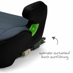 Sitzerhöhung Junior Isofix ab 7 Jahre - 12Jahre (126 cm - 150 cm) inkl. Isofix - Nero - Kollektion 2025