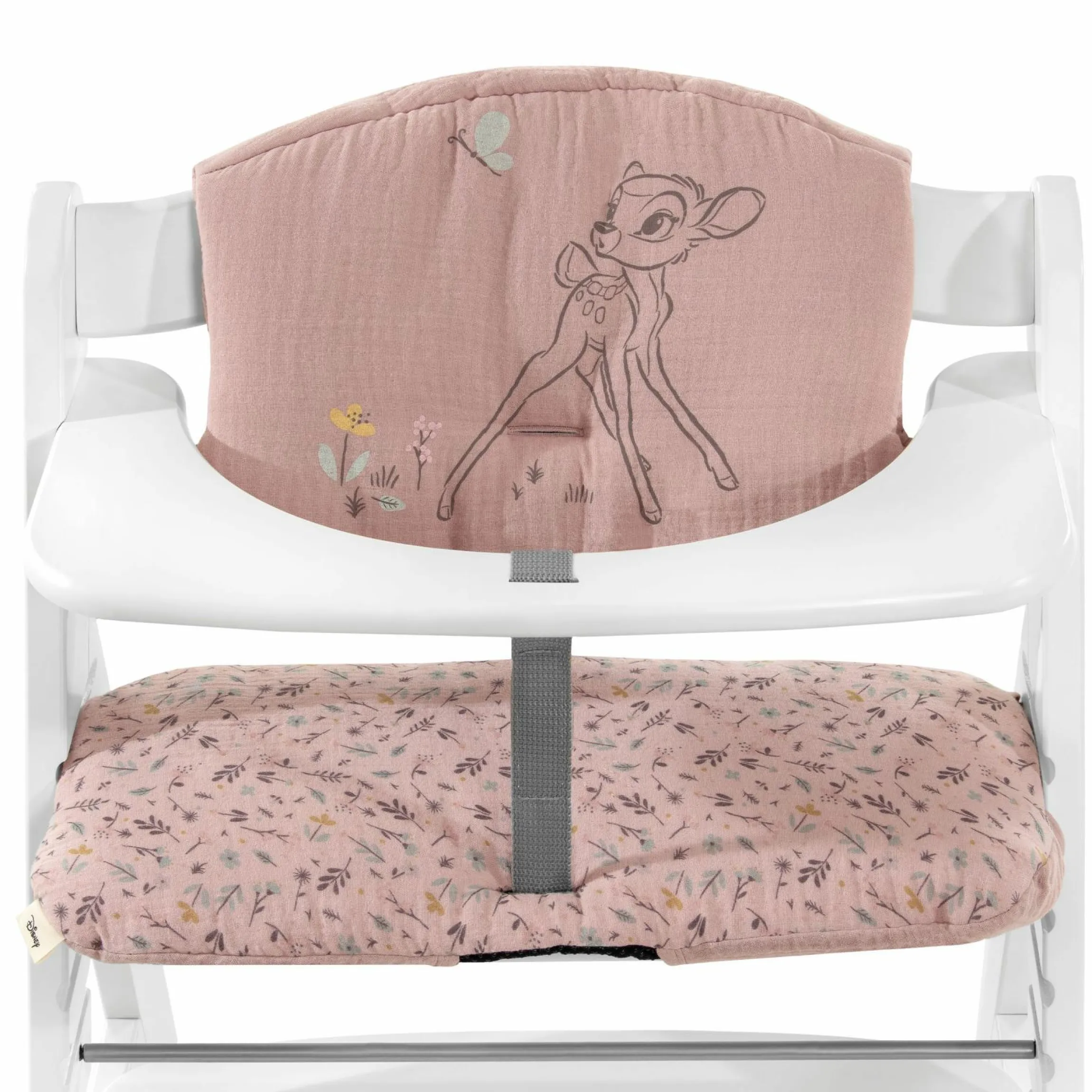 Sitzkissen / Hochstuhlauflage für Alpha Hochstuhl Highchair Pad Select - Disney - Bambi Rose
