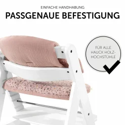 Sitzkissen / Hochstuhlauflage für Alpha Hochstuhl Highchair Pad Select - Disney - Bambi Rose