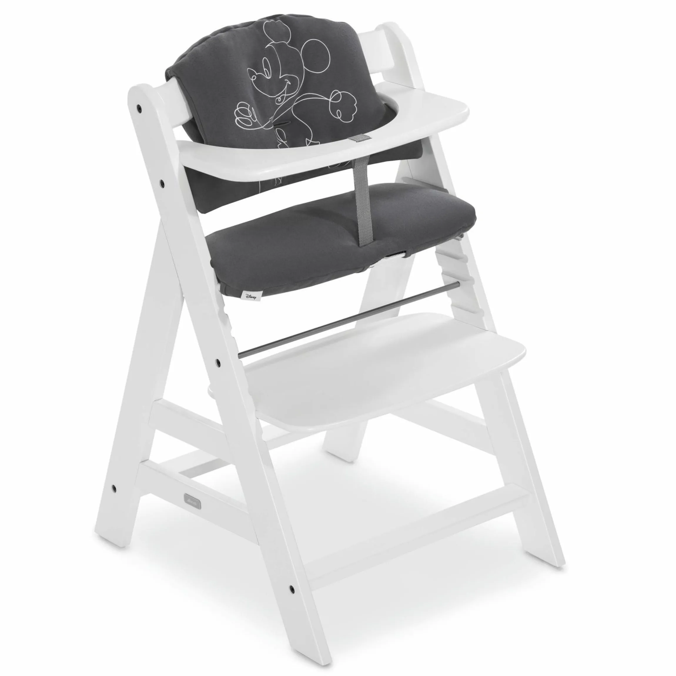 Sitzkissen / Hochstuhlauflage für Alpha Hochstuhl Highchair Pad Select - Disney - Mickey Mouse Anthracite
