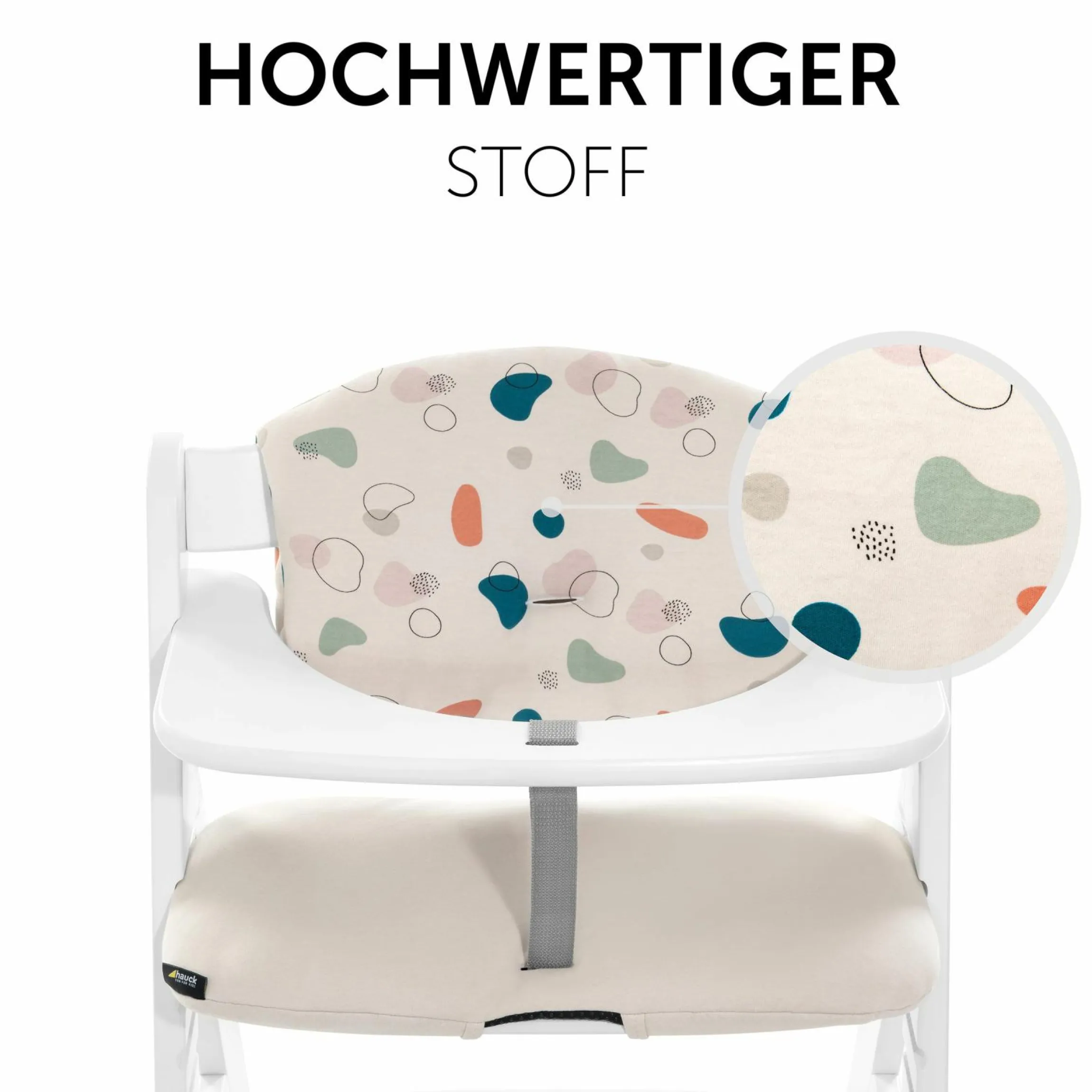 Sitzkissen / Hochstuhlauflage für Alpha Hochstuhl - Highchair Pad Select - Jersey Organic