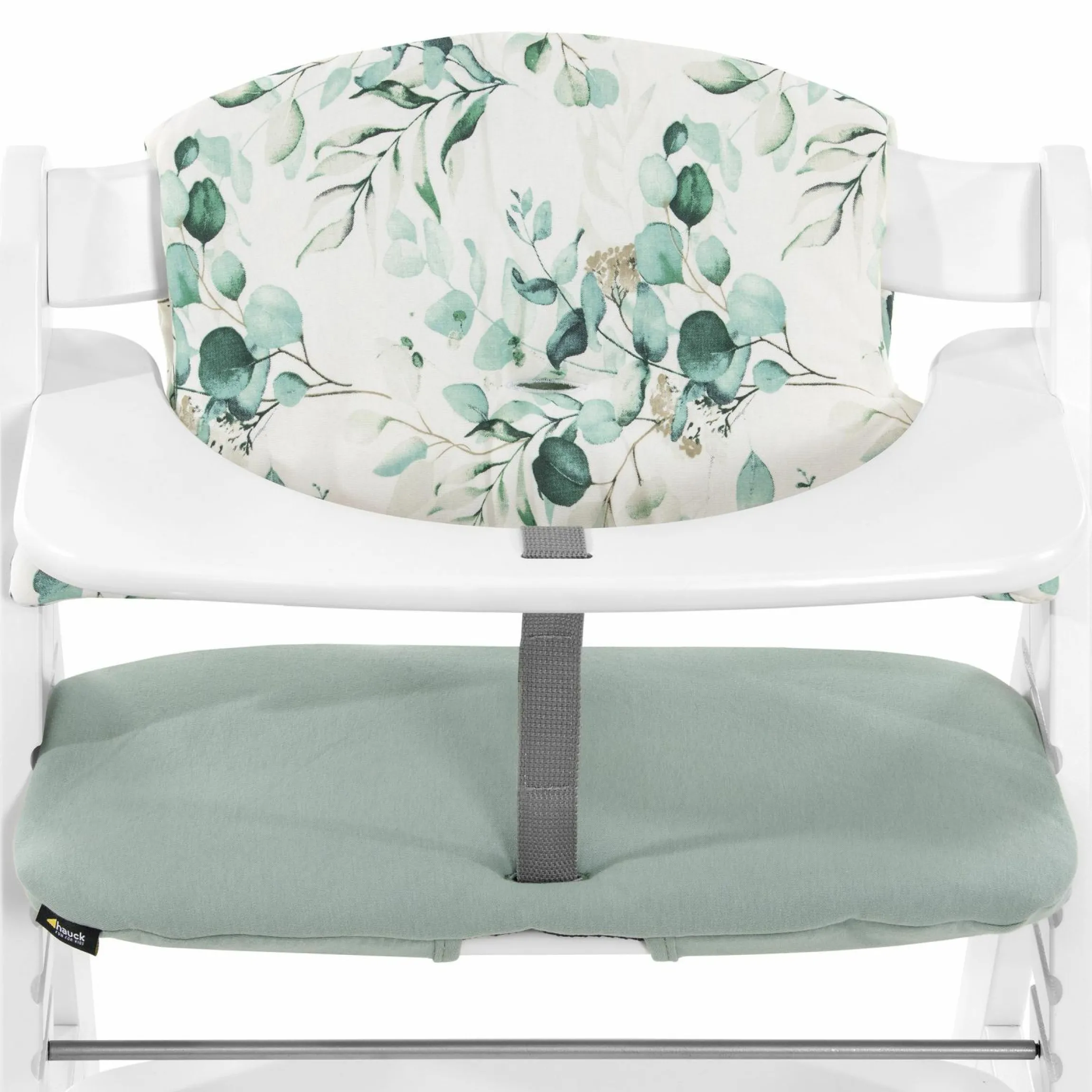 Sitzkissen / Hochstuhlauflage für Alpha Hochstuhl - Highchair Pad Select - Jersey Leaves Mint