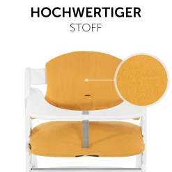 Sitzkissen / Hochstuhlauflage für Alpha Hochstuhl - Highchair Pad Select - Muslin Honey