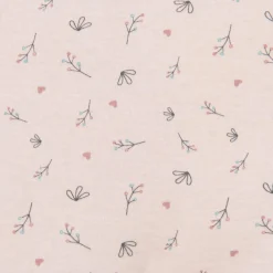 Sitzkissen / Hochstuhlauflage für Alpha Hochstuhl - Highchair Pad Select - Jersey Flowers Rose