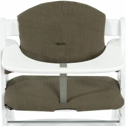 Sitzkissen / Hochstuhlauflage für Alpha Hochstuhl - Highchair Pad Select - Waffle Pique Olive