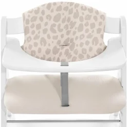 Sitzkissen / Hochstuhlauflage für Alpha Hochstuhl - Highchair Pad Select - Muslin Leo Natural
