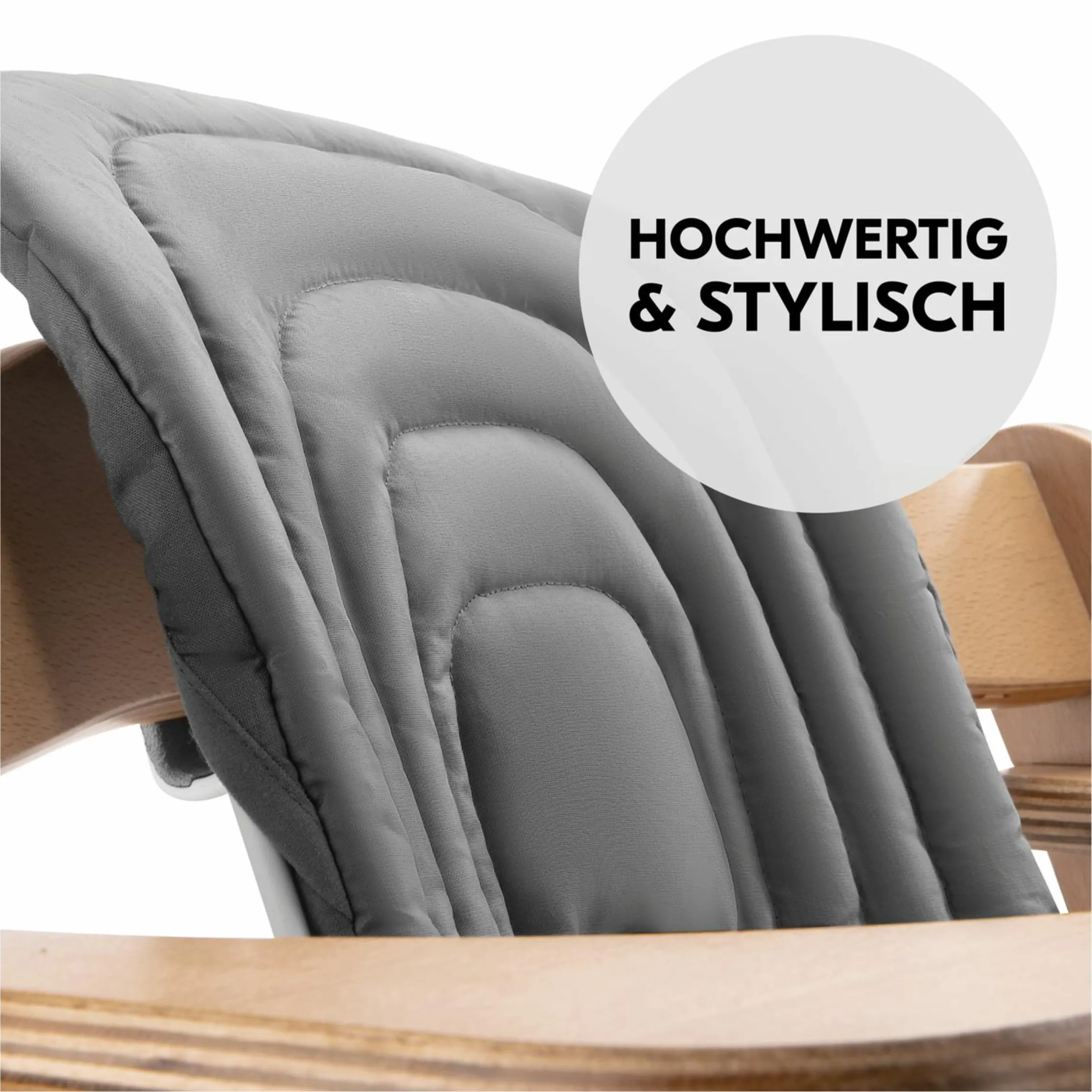 Sitzkissen / Hochstuhlauflage für Highchair Baby Seat - Dark Grey