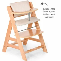 Sitzpolster / Sitzverkleinerer - Deluxe für Alpha Hochstuhl - Beige