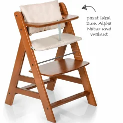 Sitzpolster / Sitzverkleinerer - Deluxe für Alpha Hochstuhl - Beige