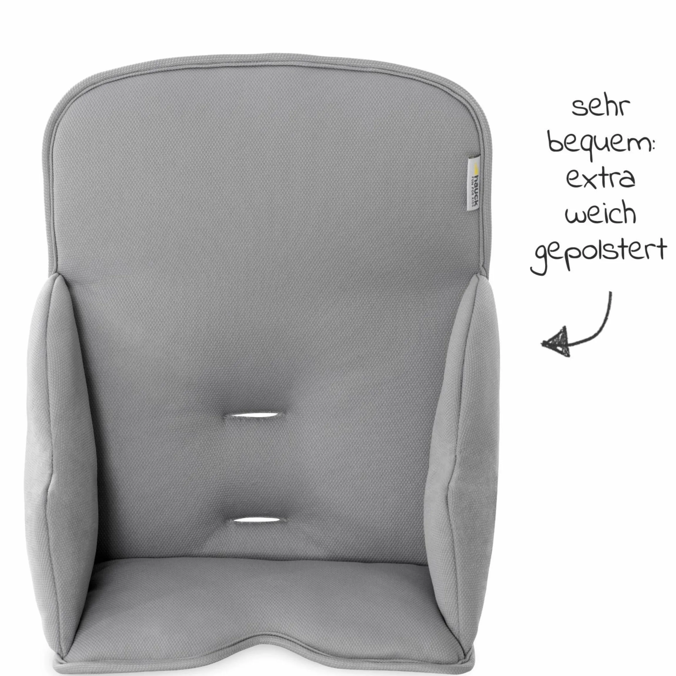 Sitzverkleinerer für Alpha Hochstuhl - Comfort Line - Stretch Grey