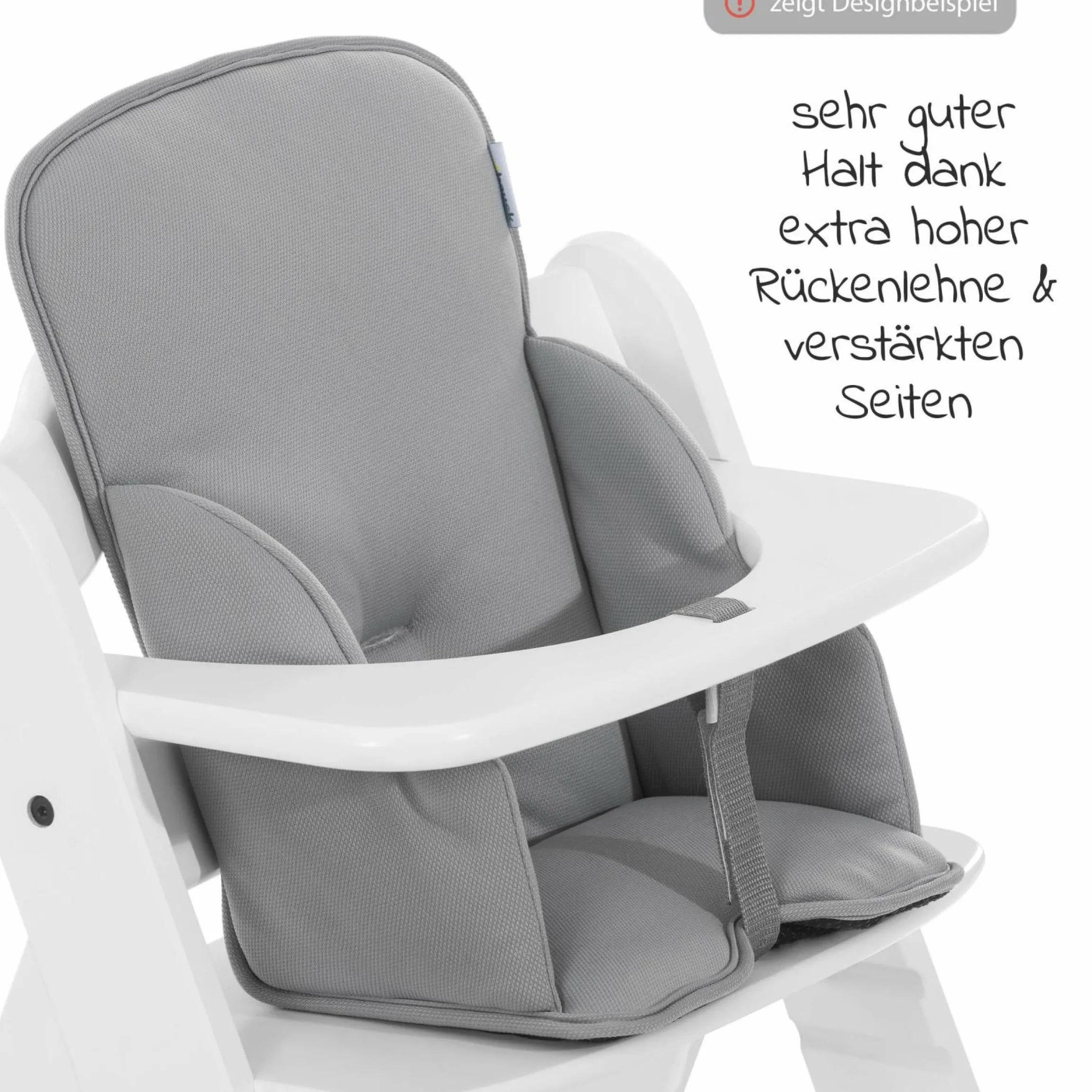 Sitzverkleinerer für Alpha Hochstuhl - Comfort Line - Stretch Grey