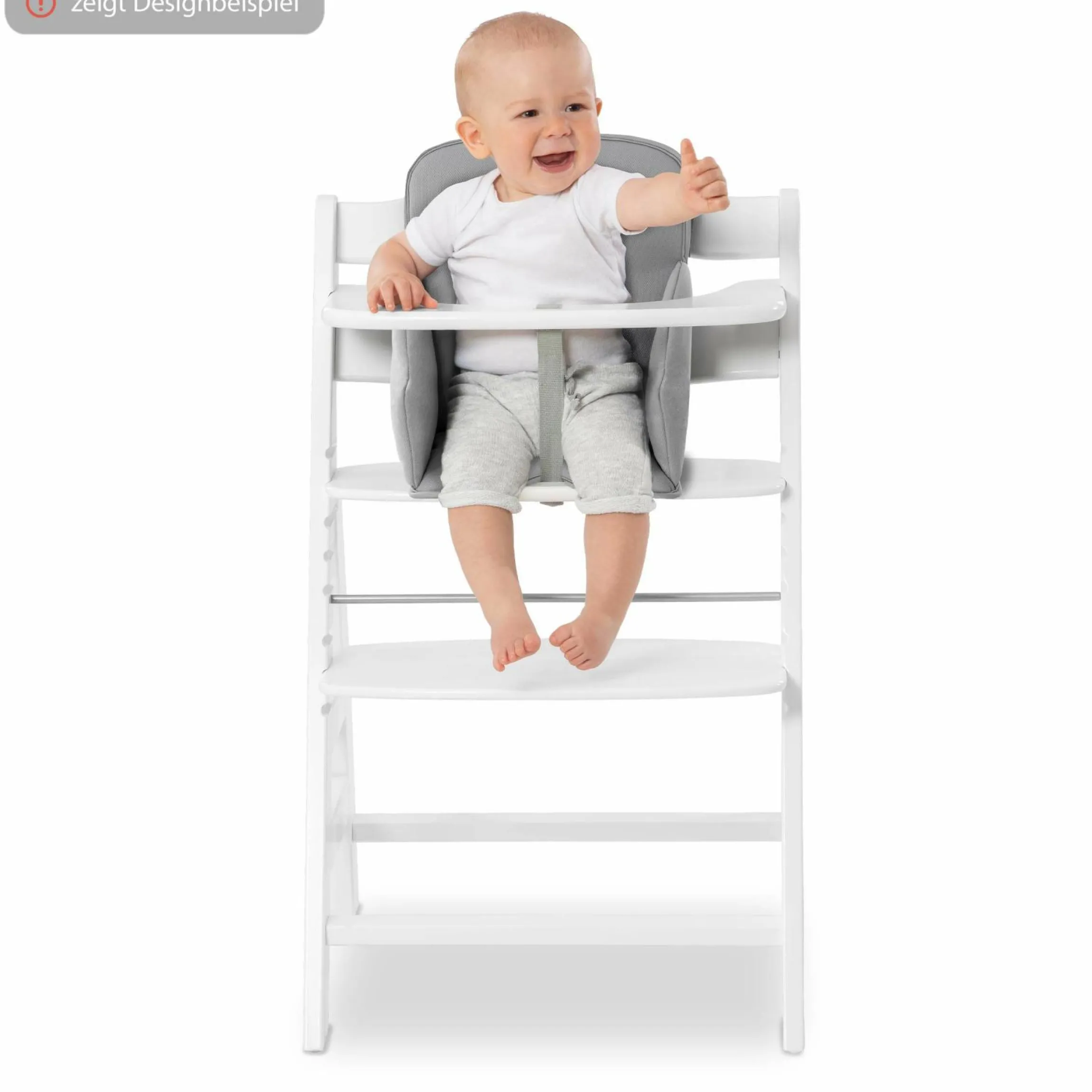Sitzverkleinerer für Alpha Hochstuhl - Comfort Line - Stretch Grey