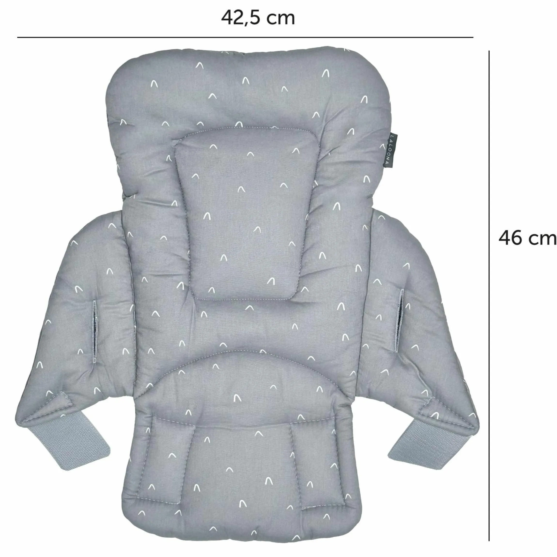 Sitzverkleinerer für bebeconfort Timba Hochstuhl - Curves - Grau