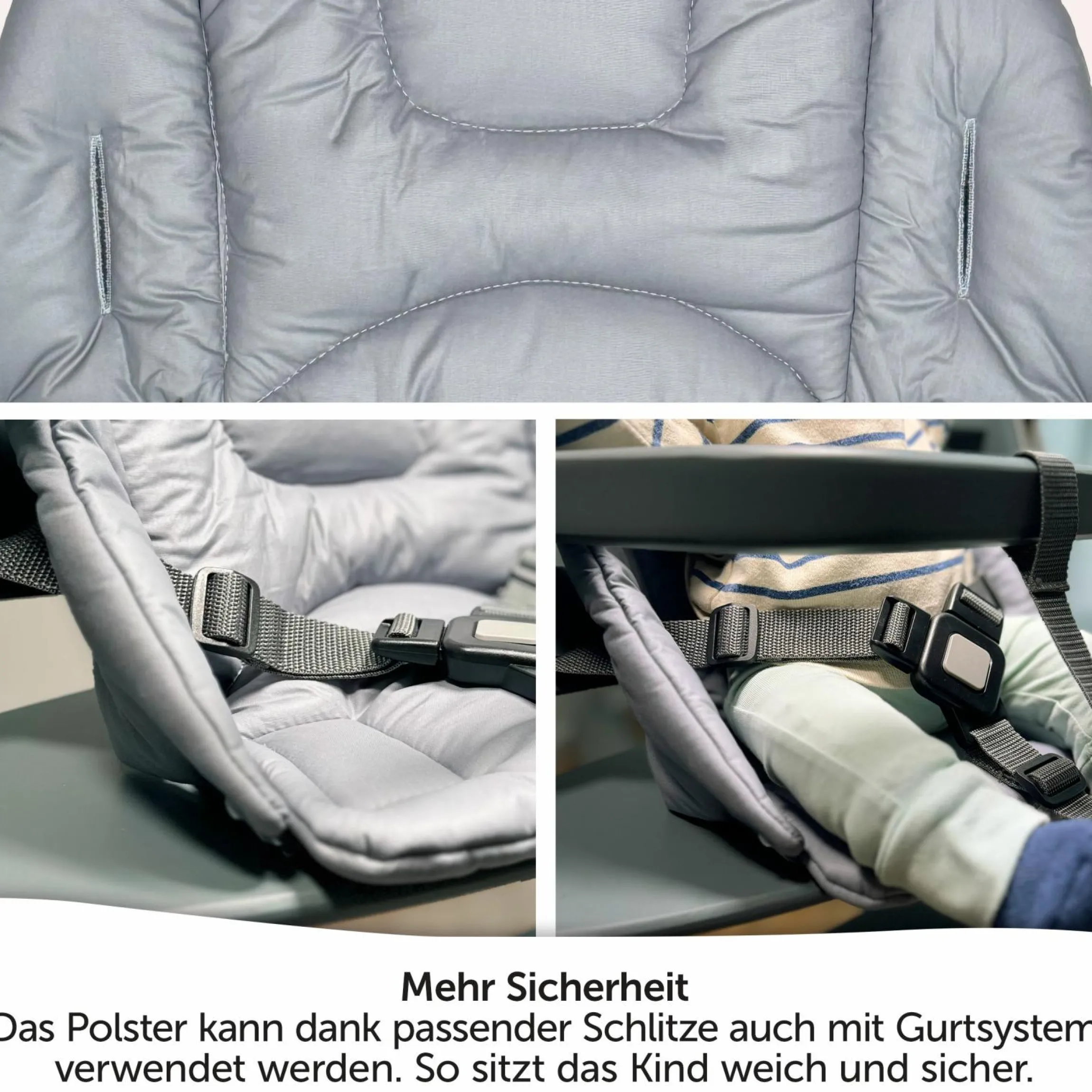 Sitzverkleinerer für bebeconfort Timba Hochstuhl - beschichtet - Grau