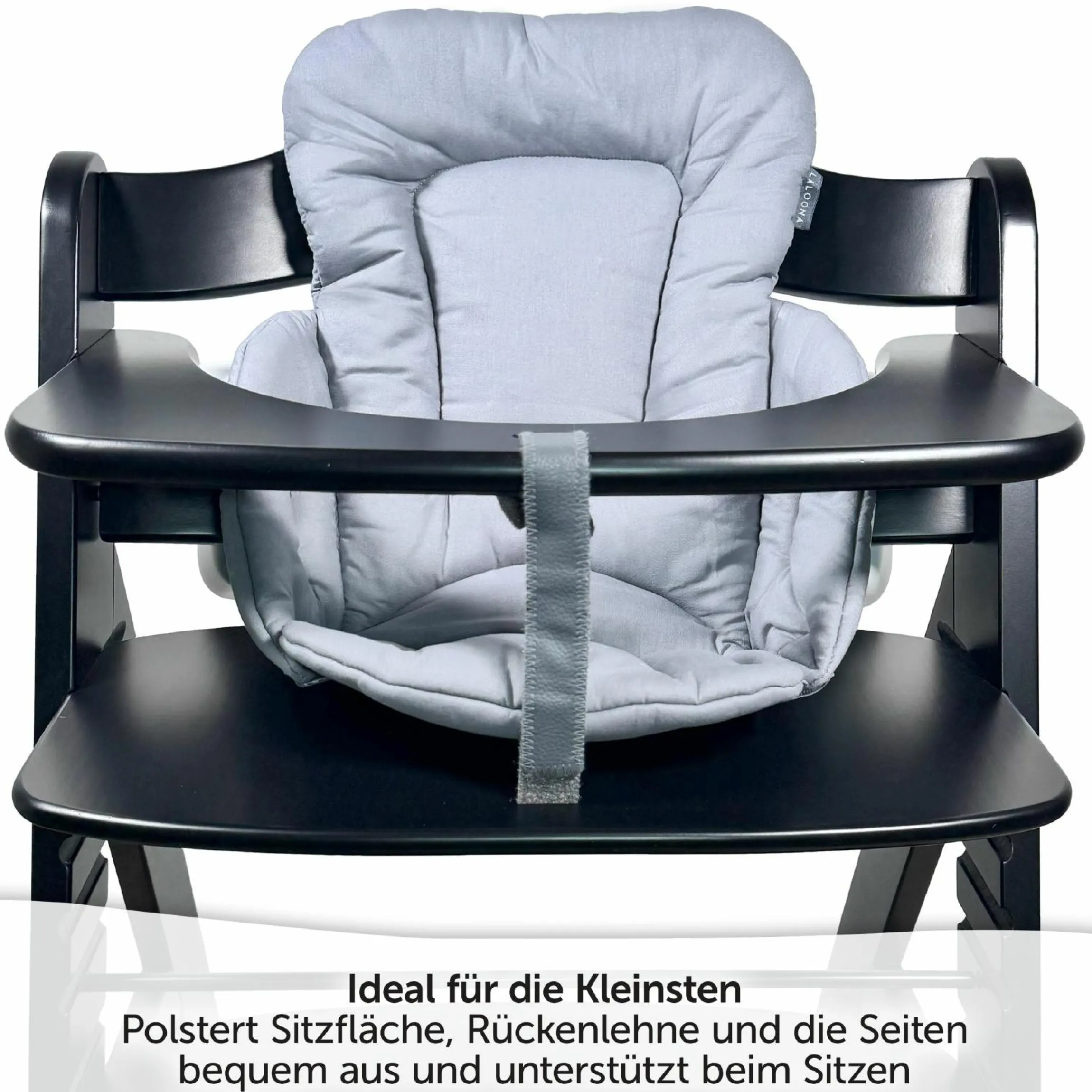 Sitzverkleinerer für Hauck Alpha Hochstuhl - beschichtet - Grau