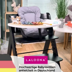 Sitzverkleinerer für Hauck Alpha Hochstuhl - Curves - Grau
