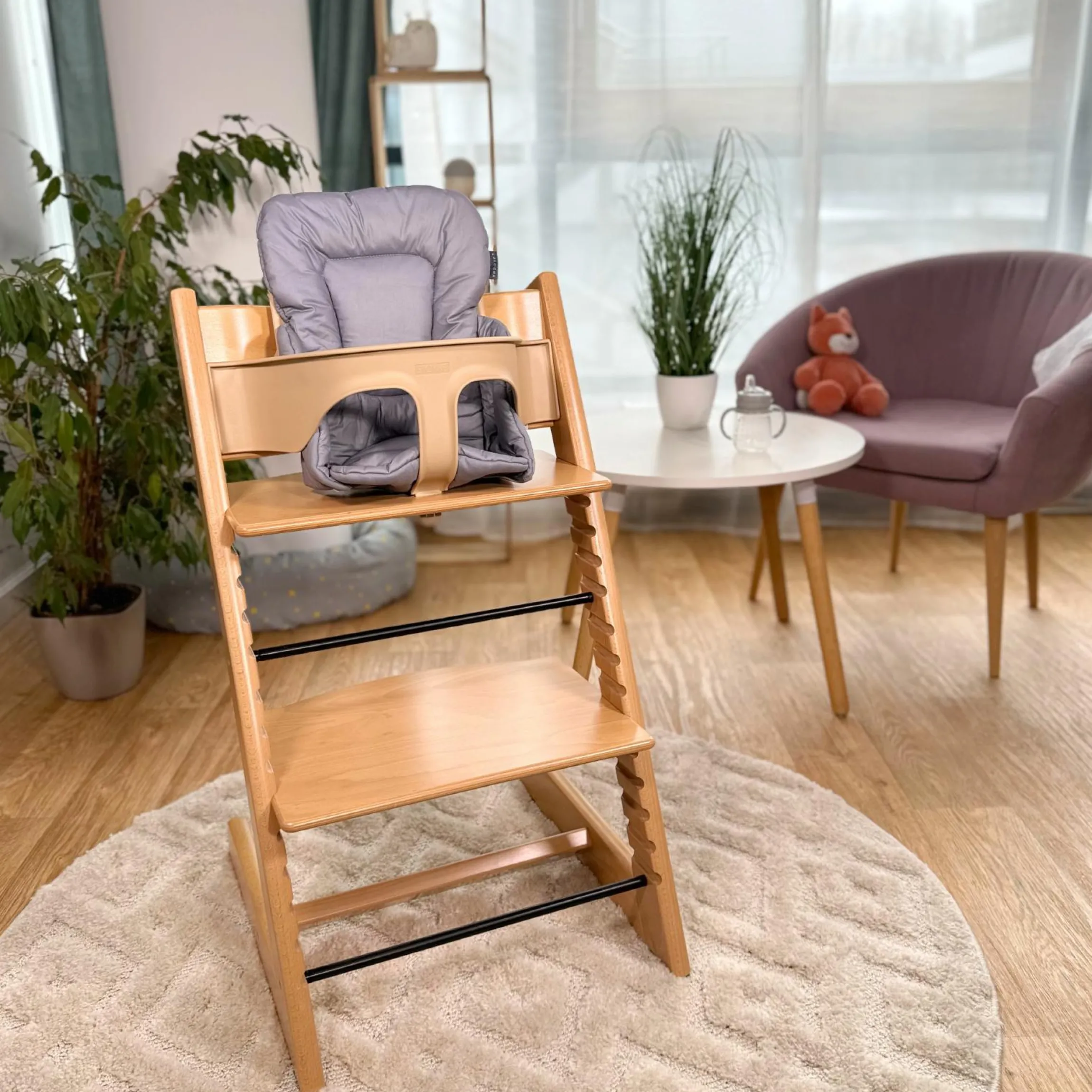 Sitzverkleinerer für Stokke Tripp Trapp Hochstuhl - beschichtet - Grau