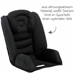 Sitzverkleinerer Universal - Schwarz - Kollektion 2025